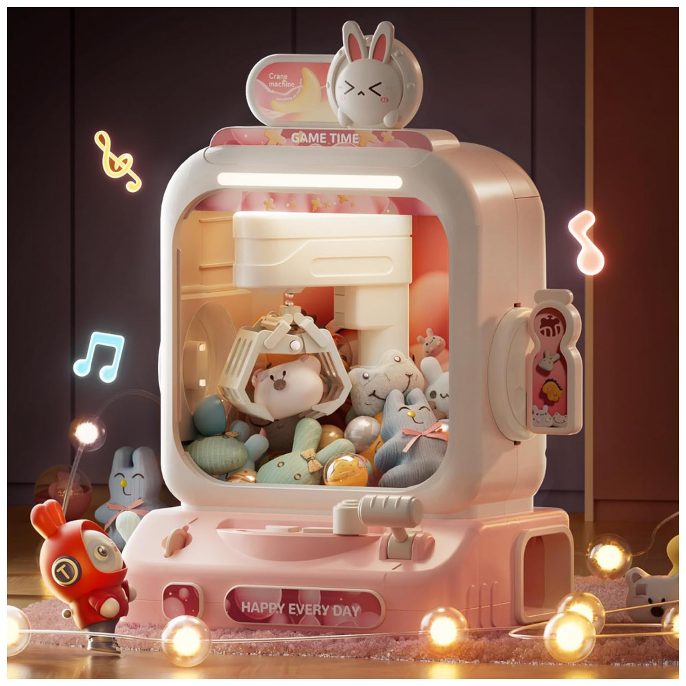 Mini Máquina de Garra Infantil LFACHTER Rabbit com Música e Prêmios, Brinquedo Eletrônico para Crianças 3+ - Imagem 8