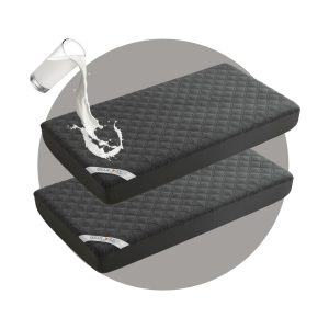 Protetor Impermeável para Colchão Berço 2 Unidades BEDLORE Cinza