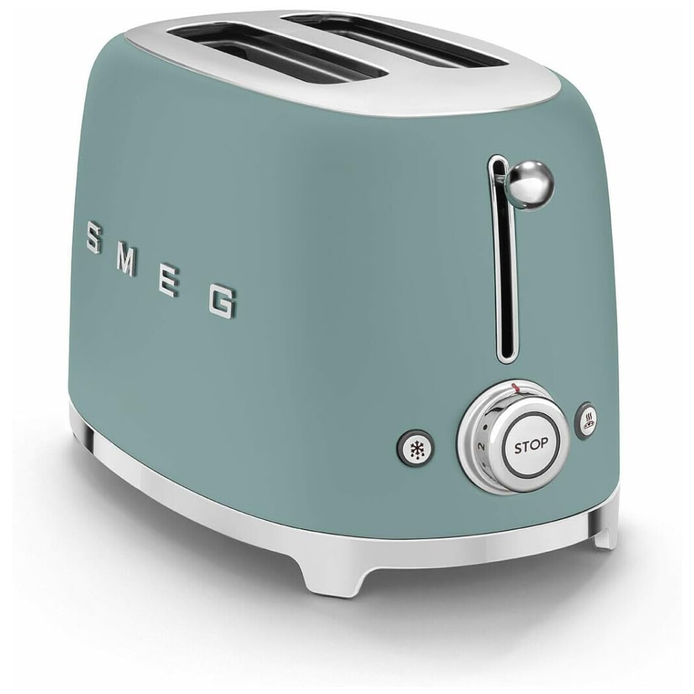 Torradeira SMEG 2 Fatias com 6 Configurações e Função de Descongelamento Verde - Imagem 6