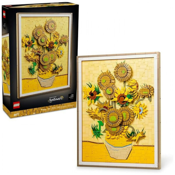 LEGO Art Vincent Van Gogh – Conjunto de construção de girassóis, 2.615 peças