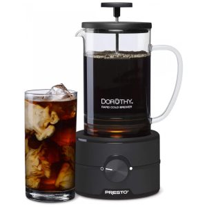 Máquina de Café Gelado Preparação em 15 Min 110V Presto 02937 Dorothy Preta