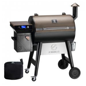 Churrasqueira Defumador a Pellets  com Controlador PID 2.0 e Sondas de Carne Inclui Capa Protetora Z Grills