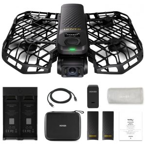 Câmera Voadora X1 PROMAX 8K da HOVERAir Drone Dobrável com Velocidade de Seguimento de 42 KMH 10 Modos de Voo Automáticos