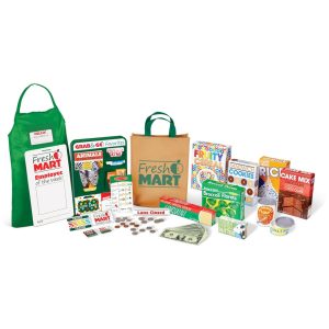 Kit Mercearia Infantil Fresh Mart Perfeito para Brincadeiras de Faz de Conta Tema Compras para Crianças Acima de 3 Anos Melissa & Doug