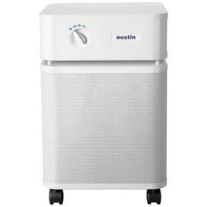 Purificador de Ar Austin Air HealthMate Plus com Filtração Avançada de 4 Estágios - Ideal para Casa com Carvão Ativado e Zeólita Modelo B450 Branco