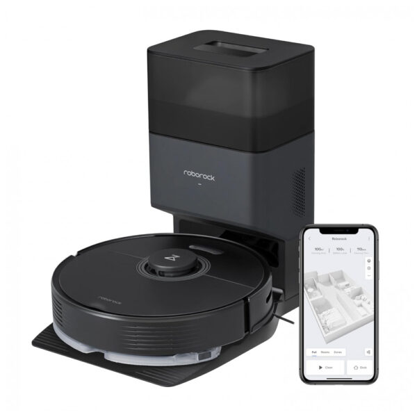 Aspirador de Pó Robô Roborock Q7 com Esfregão Controlado por APP e Sucção Forte 4200PA, 110V, Branco