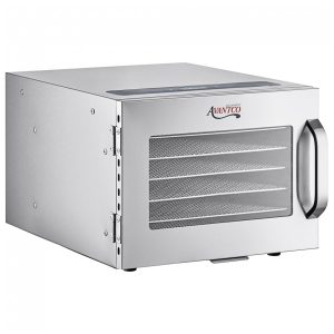 Desidratador de Alimentos Avantco LT06A 6 Bandejas Inox com Porta de Vidro - 120V