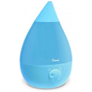 Umidificador Ultrassônico para Quarto com Névoa Fria 37 Litros Cobre 46 m2 Crane Azul