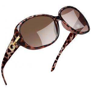 Óculos de Sol Feminino com Proteção UV Joopin A05 Marrom