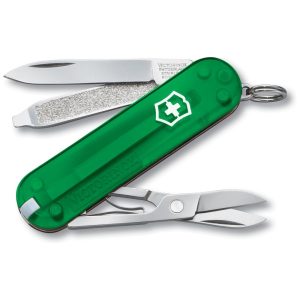 Canivete Multifuncional 7 Funções em Aço Inoxidável Victorinox Classic SD Verde