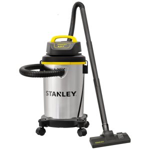 Aspirador de Pó Wet Dry Seco e Úmido 15L 4CV de Potência com Extensores 110v STANLEY SL18129 Cinza