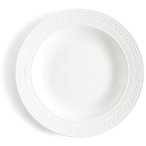 Prato Fundo para Sopa de 22 cm Estilo Moderno com Formato Redondo e Material de Porcelana Wedgwood Branco