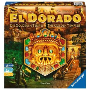 Jogo de Tabuleiro e de Aventura Ravensburger The Quest for El Dorado: Templos de Ouro - Expansão para Toda a Família a Partir de 10 Anos