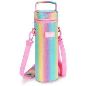 Sacola Térmica para Transportar Garrafa de Vinho Tirrinia com Alça de Ombro e Zíper Ideal para Piqueniques e Festas Protetor e Presente para Amantes de Vinho