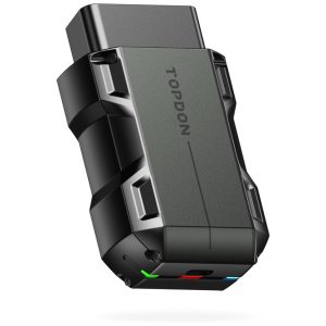 Scanner OBD2 Bluetooth TOPDON TopScan Diagnóstico Completo Sem Fio p/ iOS e Android 8 Resetes Guias de Reparo Leitor de Sistema