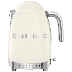 Chaleira Elétrica Smeg 50s Retro 17 Litros Inox com Controle de Temperatura Display LED e Função Manter Aquecido