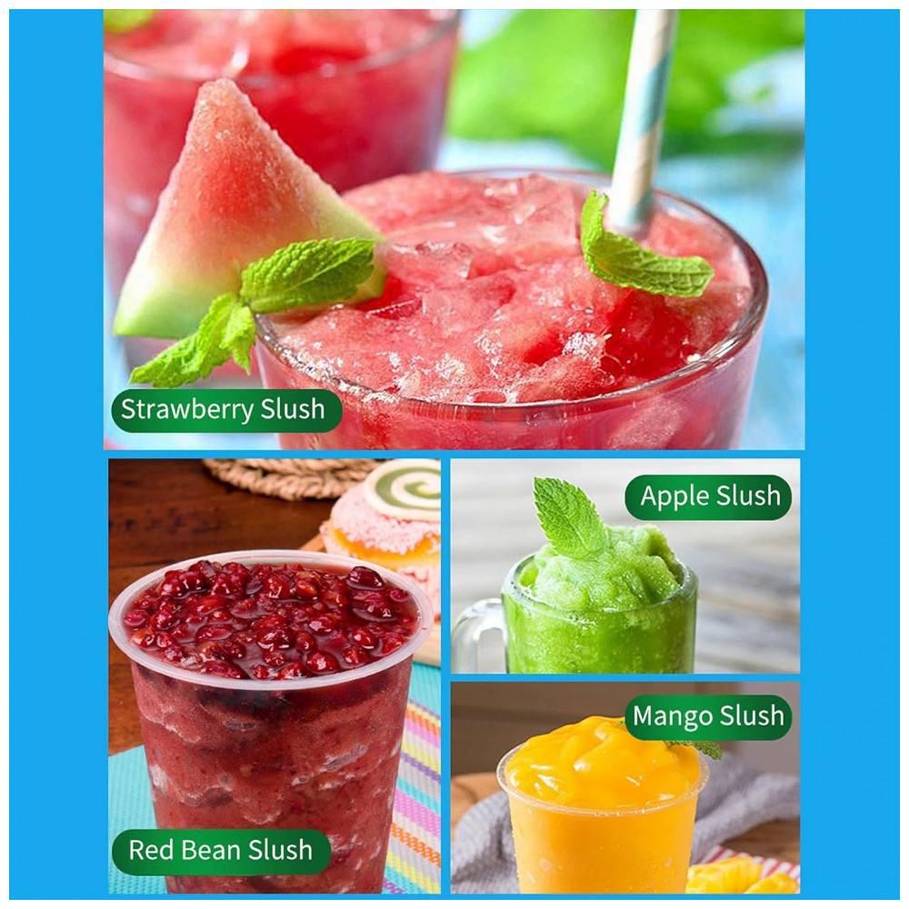 Máquina de Raspadinha Margarita Comercial para Slushie Maker de Bebidas Geladas e Smoothies com 3 Tanques de 15L Cada e Limpeza com um CliquePetfu - Imagem 3