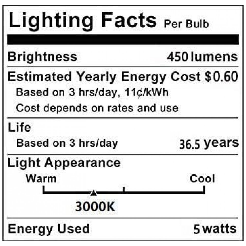 Pacote com 6 Lâmpadas de Milho LED Lxcom Lighting 5W E26E27 Base Média Equivalente a 45 Watts 24 LEDs 5730 SMD Branco Quente 3000K 450LM - Imagem 8