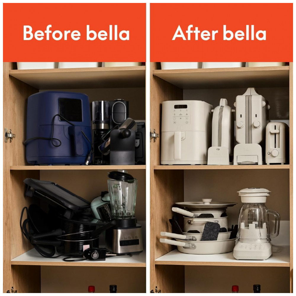 Máquina de Waffle bella FlipnStore, Revestimento Cerâmico EverGood Antiaderente, Compacta e Versátil, 1000 Watts, Profundidade de 3 cm, Cor Plum, Desi - Imagem 8