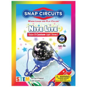 Snap Circuits Nite Lite – Kit Educacional de Eletrônica e Projeção para Crianças a Partir de 5 Anos