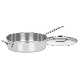 Panela com Tampa 55 Litros em Aço Inoxidável Cuisinart 733 30H