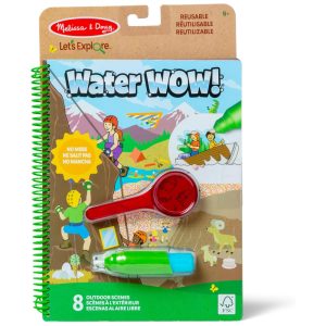Caderno Reutilizável com Caneta d Água Recarregável para Crianças Acima de 5 Anos Melissa & Doug
