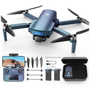 Drone e Acessórios para Adultos com Câmera 4K Transmissão de Vídeo até 3 km Retorno Automático Função Seguir e Motor Sem Escova Holy Stone Verde Gradiente