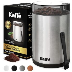 Moedor de Grãos de Café e Aço Inox De 85gr 110v KAFFè KF2020 Prateado