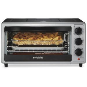 Forno Elétrico 6L Torradeira Air Fryer com 4 Funções 110V Proctor Silex 31275 Cinza