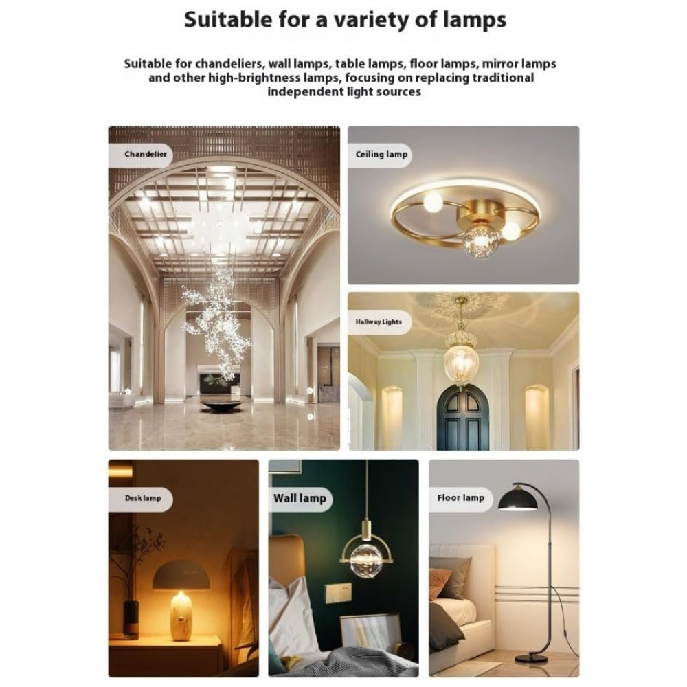 Lâmpada LED Super Brilhante 5000k Branco Frio de Verão Lâmpada LED Branca E26E27 de Tamanho Médio Básica 40W à Prova d'Água Lâmpada LED,ZDHFEIRUI - Imagem 4