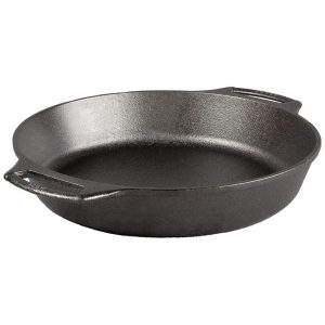 Panela de Ferro Fundido Pré Temperada com Alça de Metal LODGE BW10BSK Preto