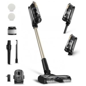 Aspirador Sem Fio Candy Dourado 190AW 65 Minutos LED Anti-Emaranhado Auto-Suportado CVS30 0.7L 110V