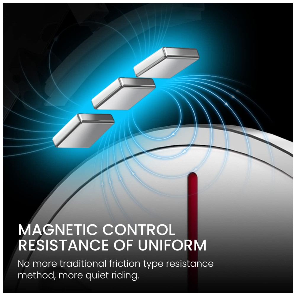 S3 Bicicleta Ergométrica com Suporte para Tablet Bluetooth e 100 Níveis de Resistência 110v YESOUL Branco - Imagem 4