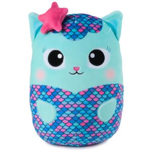 Pelúcia GUND Gabbys Dollhouse - Bichinho de Pelúcia Oficial Mercat Gato Azul 20cm