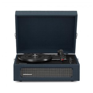 Vitrola Toca Discos 3 Velocidades com USB 45 RPM 110v CROSLEY CR8017B NY Azul