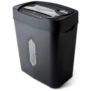 Fragmentadora de Papel e Cartões 12 Folhas Corte Transversal Anti Atolamento 110V Aurora AU1230XA Preta