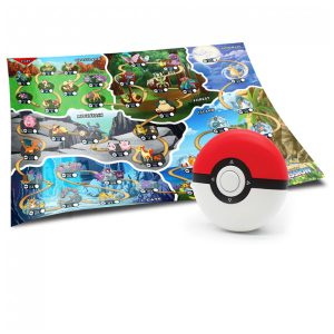 Jogo eletrônico portátil Pokémon Trainer Mission com detector de movimento e 40 missões