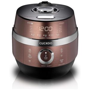 Fogão elétrico multifuncional e programável 6 xícaras CUCKOO CRP JHSR0609F Marrom claro