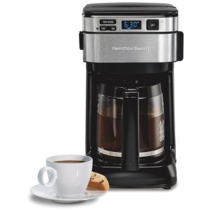 Cafeteira Elétrica Programável Elétrica Programável Serve Até 12 xícaras HAMILTON BEACH 46310 Preto