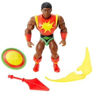 Boneco de Ação Colecionável Sun Man de 14 cm de Altura com 16 Articulações Master Of The Universe