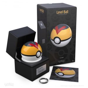 Poké Bola Level Ball The Wand Company metal eletrônica sensor de toque luz multicolor base expositora numerada - Réplica Autêntica e Licenciada