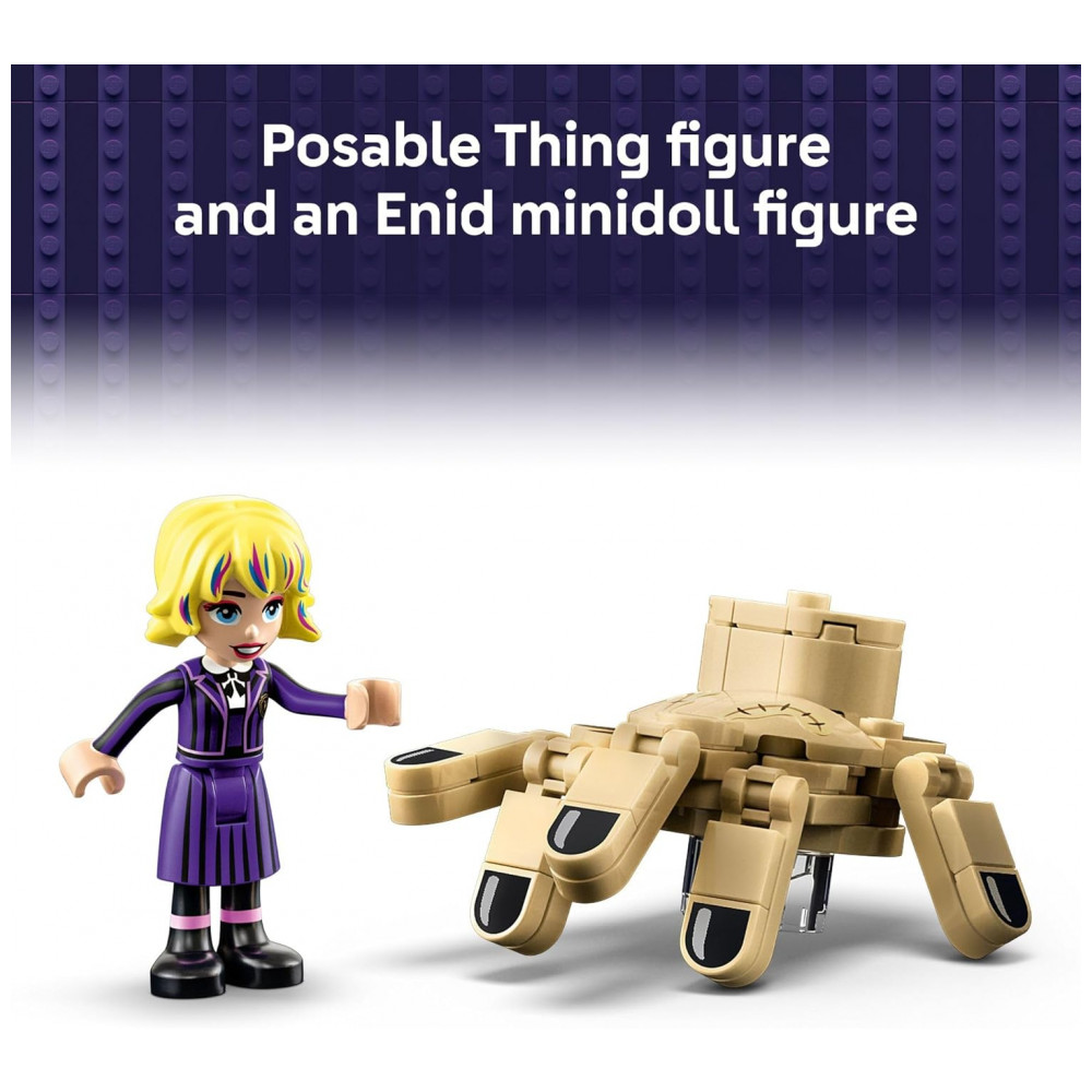 LEGO 76785 – O Apartamento do Thing – Kit Criativo para Fãs de Wednesday Addams - Imagem 5