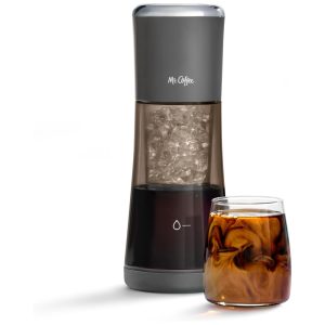 Mr. Coffee® Express Cold Brew Coffee Maker Máquina de Café Cold Brew em 10 Minutos Prepara café gelado rapidamente. Cor: Sake. Ideal para amantes de café.