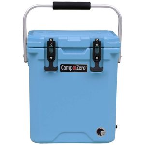 Cooler Térmico Portátil 16 Litros com Alça e Porta Copos CAMP ZERO Azul