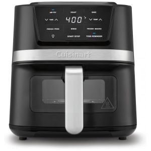 Fritadeira Cuisinart Air Fryer 26 Litros com Cesto Compacto e 3 Funções de Cozimento para Fritar Assar e Grelhar 3 Predefinições de Airfryer