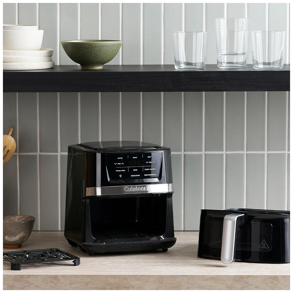 Fritadeira Cuisinart Air Fryer 2,6 Litros com Cesto Compacto e 3 Funções de Cozimento para Fritar, Assar e Grelhar, 3 Predefinições de Airfryer, - Imagem 5