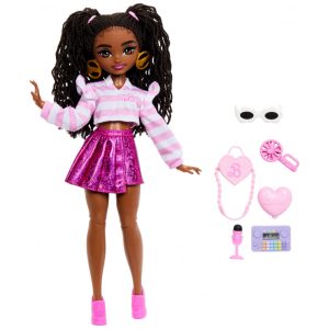 Barbie Brooklyn Dream Besties - Boneca Fashionista com Acessórios Temáticos de Dança Cabelos Castanhos Trançados e Roupas Removíveis