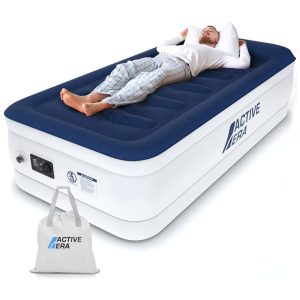 Cama Colchão Inflável Cama Bomba de Ar Embutida Altura 50 ACTIVE ERA Branco