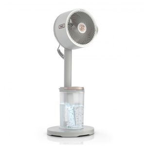 Ventilador Shark FlexBreeze Pro Mist pedestal e de mesa com névoa integrada indoor & outdoor com fio e sem fio branco 110V