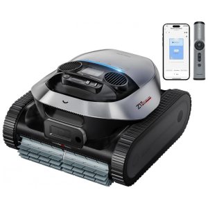 Aspirador Robótico para Piscina DREAME Z1 Pro Prata Haze Limpeza 4 em 1 com Controle LiFi Navegação Inteligente Bateria 9600mAh Versão 2025